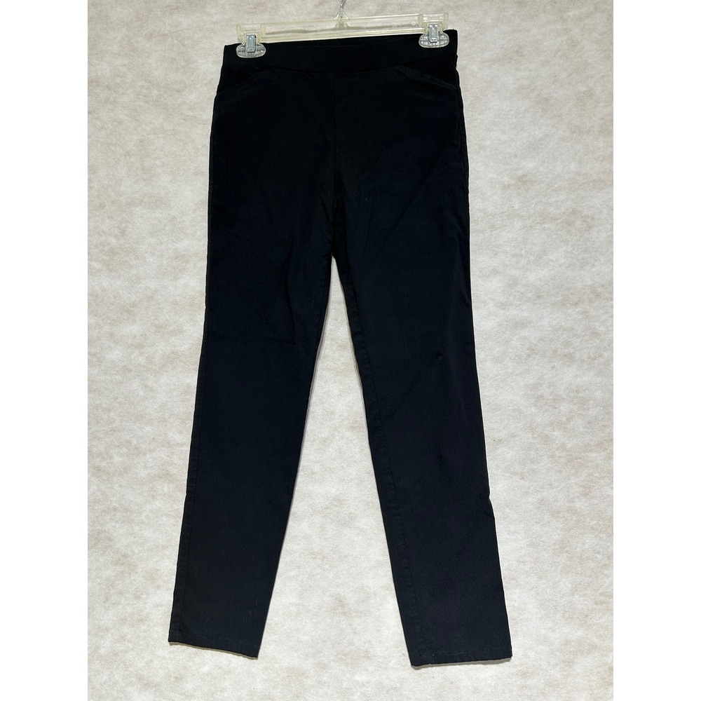 Joe Benbasset Womens Black Pull On Slim Leg Stretch Pants Small 9206875